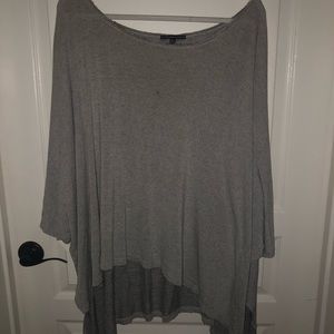 Oversized gray sweater